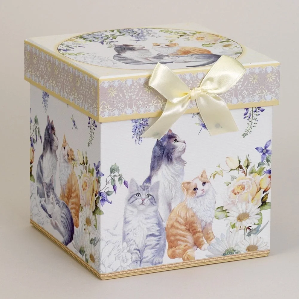 Bits and Pieces Porcelain Adorable Single Serving Kitty Tea Set.